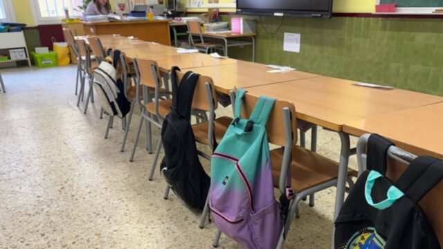 Aula d'una escola. Foto: ACN