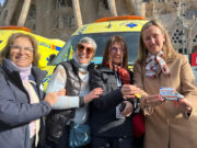 La Caravana de la Bondat surt de Barcelona cap a Ucraïna en el quart aniversari de la guerra